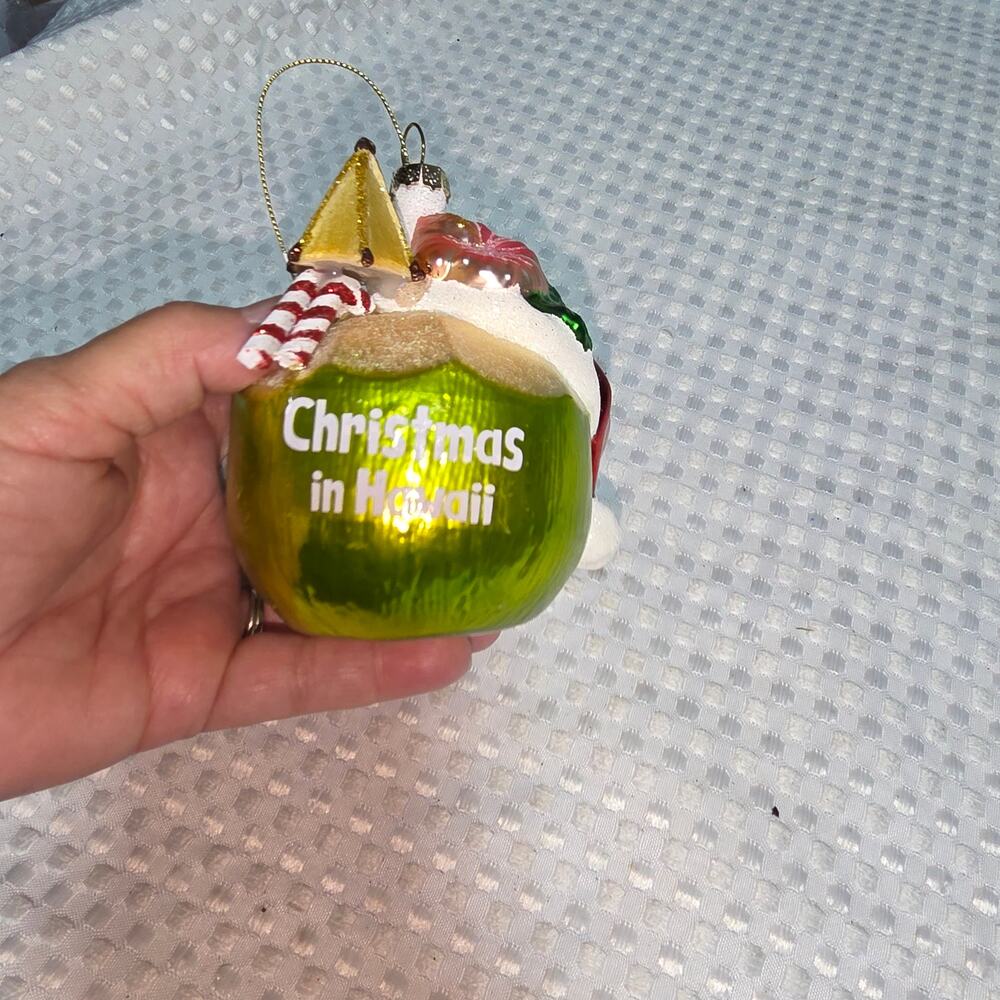 HOLIDAY LANE CHRISTMAS IN HAWAIIAN CHRISTMAS ORNAMENT
